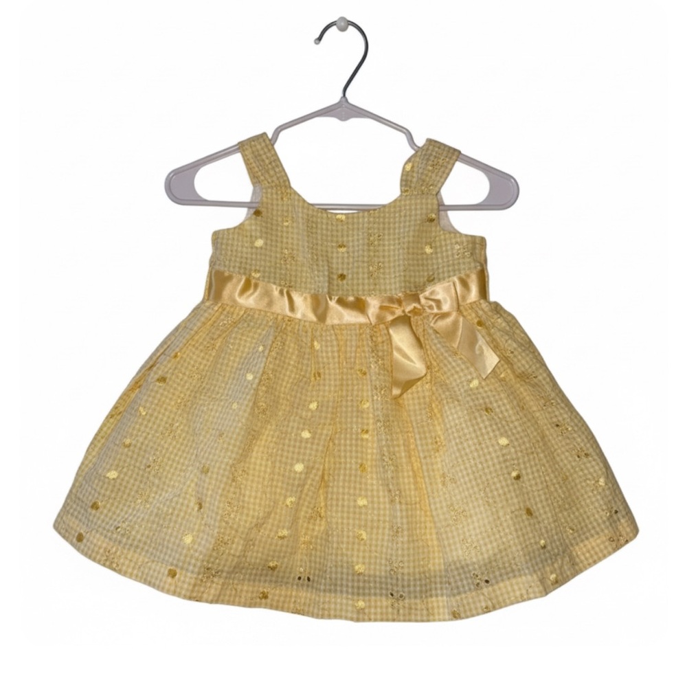 Charming Yellow Polka Dot Dress